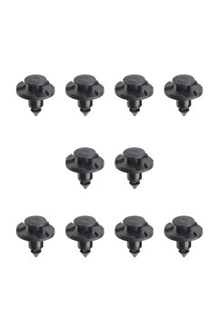ALPHA AUTO PART Honda, Nissan, Toyota, Mitsubishi için Davlumbaz ve Çamurluk Klipsi- 10 Adet