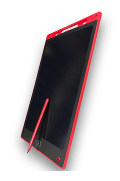 Pemendo 12" Büyük Boy, Dijital Kalemli, Çizim Yazı Tahtası, Çocuk Çizim Tablet, 12 Inç Ekran, Kırmızı