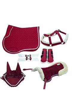 ATEX BİNİCİLİK Eyer Altı Set, Eyer Altı Tam Ful Set, Bonding Kumaş Eyer Altı Set