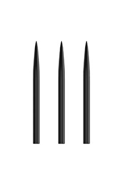 Harrows Black Steeltip Points