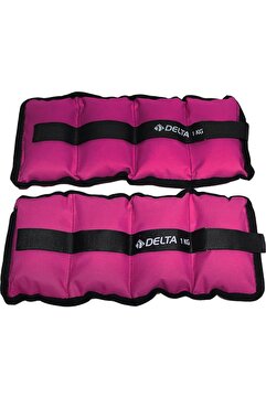 Delta 1 Kg x 2 Adet Toplam 2 Kg El Ayak Bilek Kas Güçlendirici Ağırlık Seti Kum Ağırlık Torbası