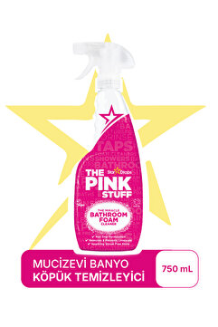 ThePinkStuff Mucizevi Banyo Köpük Temizleyici 750 ml –Seramik,Kireç ve Sabun Lekesi Giderici, Vegan Formül