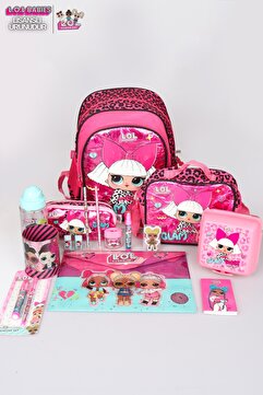 L.O.L. SURPRISE DEKOMUS İLE LİSANSLI LOL SURPISE OKUL,KALEM VE BESLENME ÇANTASI, MATARA İLE BESLENME KABI KIRTASİYE