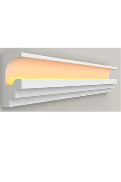 STROPİYER Tavan Led Uygulanabilir Kartonpiyer Lk 02 Özel Fiyat 2 Metre = 1 Adet