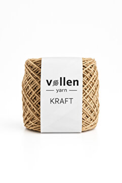 vollen yarn Premıum 100 Gr- 120 Mt Doğal Kağıt Ip, Hasır Kağıt Iplik,rafya,supla Ipi, Çanta Ipi, Naturel