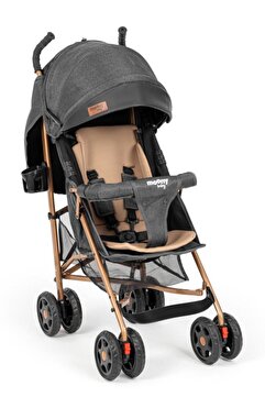 Moonybaby Moony Baby Suit Tam Yatar Hafif Baston Bebek Arabası - Baston Puset Antrasit