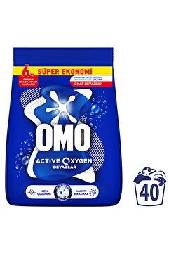 Omo Active Oxygen Beyaz Çamaşırlar Için Toz Deterjanı 6 Kg