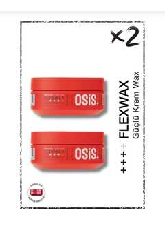 Osis Flexwax Ultra Şekillendirici Güçlü Krem Flex Wax 85 ml 2 Li Set