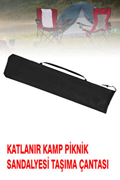 KAŞIKBEY 1 Adet Katlanır Kamp Sandalyesi Kılıfı Piknik Plaj Katlanır Sandalye Taşıma Çantası