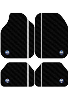 Artızon Volkswagen Golf Polo Passat Jetta Bora Caddy Dekor Oto Paspas Takımı Tüm Modellere Uyumlu Universal