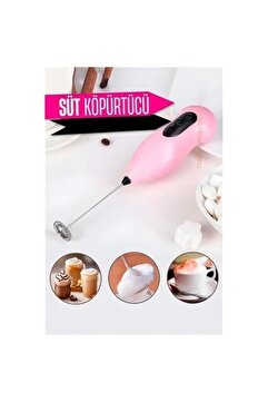 FTA TİCARET Süt Köpürtücü Kahve Karıştırıcı Mini Pilli Mixer Çırpıcı