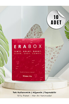 Silicone Era EraBox Kadın Ayakta İşeme Aparatı – Tek Kullanımlık, Hijyenik, Taşınabilir (10'lu Paket)