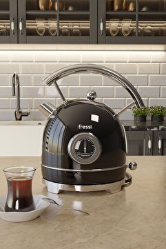 Fressi Isı Göstergeli Retro Kettle Su Isıtıcısı 1,8 Litre Fr-kt06 Magnoli