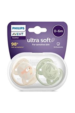 Philips Avent Ultra Soft Emzik 0-6 Ay, 2'li Erkek, SCF091/07