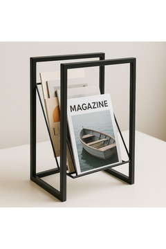 df doffo.com.tr creative furniture designs Metal Dergilik Dergi Tutucu Gazetelik Metal Profil Siyah