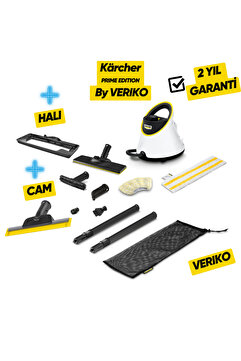 Karcher Sc 2 Deluxe Plus Buharlı Temizlik Makinesi Cam, Halı Başlığı Dahil - Beyaz