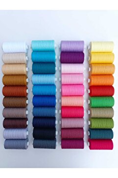 fabricorg 1000 m X 40 Renk 120 Numara Makine & El Dikiş Ipliği Seti-1