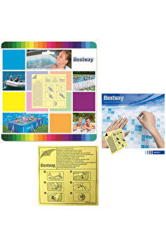 Bestway BAMBOLEYY TOYS ŞİŞME ÜRÜNLER İÇİN TAMİR YAMASI 6,5 X 6,5 CM 62091
