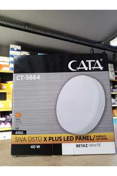 Cata Ct-5664 40 Watt Sıva Üstü Yuvarlak Xplus Led Panel Beyaz Işık