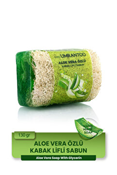 MRS.UMRANTOO Mrs. Umrantoo Doğal Aloevera Özlü Kabak Lifli Sabun 130g