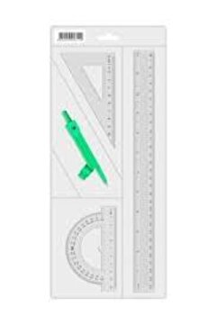 Yıldızlar Pergelli Çizim Seti Drawing Set 30 cm Kod:19
