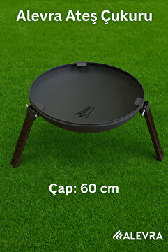 ALEVRA Ateş çukuru çap 60 cm ızgara ve kapak yok