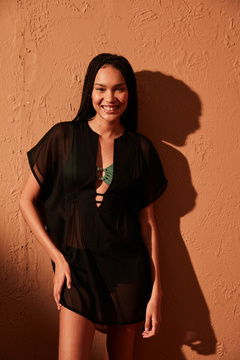 Penti Siyah Basic Kaftan
