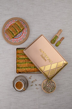 Antepsan Antep Fıstıklı Burmalı Kadayıf Baklava Özel Hediye Kutulu 1050 G