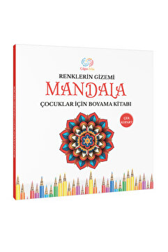 Çılgın Zeka Renklerin Gizemi Mandala Çocuklar İçin Mandala Boyama Kitabı