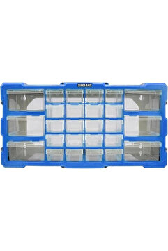 Genel Markalar Mono Blok Çekmece Seti 26'li Hobby Organizer Seti Monoblok Çekmece Vida Dübel Kutusu Takı