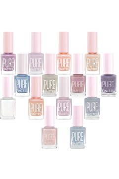 Pastel Oje Pure 601-602-603-606-607-608-609-610-611-612-613-614-615-616 13 Ml X 14 Adet