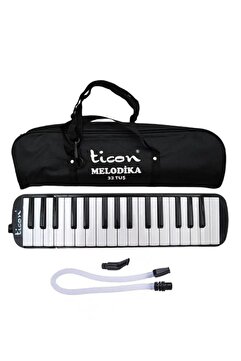 Ticon 32 Tuşlu Bez Çanta Melodika Siyah