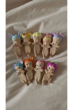 bs bellss accessory Sonny Angel Hippers Rasgele GöNderim Sürpriz Renkli Bebek (Tek Adettir)