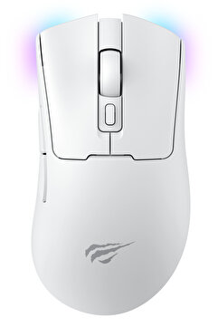 Havit Gamenote MS966SE Kablosuz Gaming Mouse - Beyaz – 3 Mod Bağlantı, 22000 DPI, RGB, BT V5.2