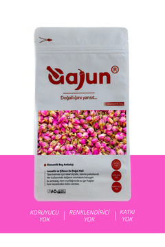 Naturitious Tomurcuk Pembe Gül - Rose Tea - 100 Gr. Gül Kurusu