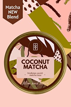 Mim and More Coconut Matcha Hindistan Cevizli Matcha Yeşil Çay 25 gr