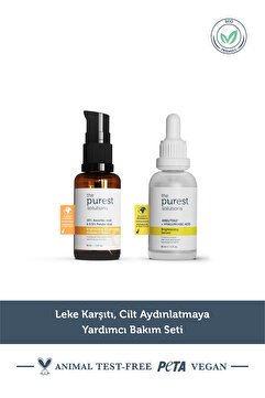 The Purest Solutions Leke Karşıtı Cilt Aydınlatmaya Yardımcı Bakım Seti