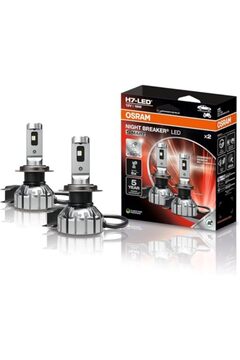 Osram Night Breaker LED Smart H7; %330'a kadar daha fazla parlaklık; 6000 K, 12 V, LED uzaktan ve kı
