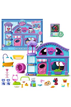 Littlest Pet Shop LPS Minişler Miniş Evi Oyun Seti - 2 Figürlü (#116 Hamster 115 Kapibara) ve 20 Aksesuarlı