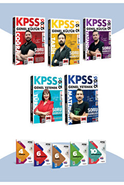 Yargı Yayınları 2026 KPSS Genel Yetenek Genel Kültür Soru Bankası Seti Tamamı Çözümlü Yargı Yayınları