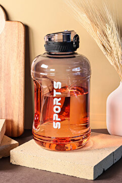 Poomy 2200 ml Suluk 2.2 Litre - Kilitli Kapaklı Geniş Hacimli Matara
