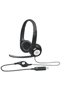 logitech H390 USB Gürültü Önleyici Mikrofonlu Kulaklık - Siyah.