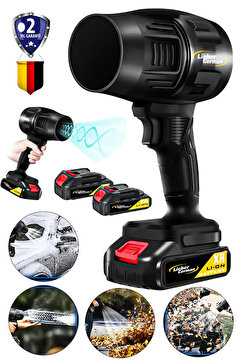 Lieber German Turbo Jet Fan 18000Rpm 2x Akülü Hava Yaprak Toz Su Üfleme Makinesi