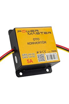 Zibox PowerMaster PM-7896 24-12 Volt 5 Amper Oto Konvertör Voltaj Düşürücü