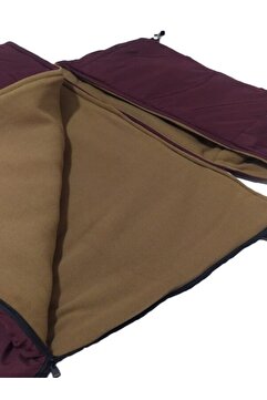 Med Online Bordo Uyku Tulumu(-20) Su Geçirmez(215×75 CM) 200 gr Elyaf/180 gr Polar Kamp&deprem