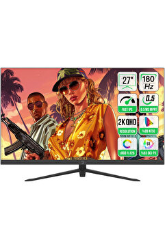 Gamepower Sonic T80 27" Flat Fast IPS 180HZ 0.5Ms QHD 2K Gaming Monitör (Sıfır Ölü Piksel Garantili)