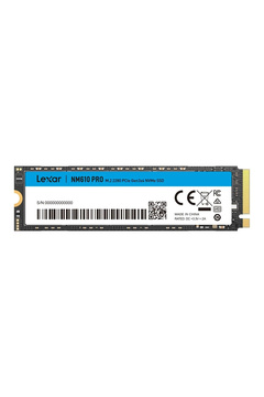 Lexar NM610PRO 500GB Gen3x4 3300/1700MB/sn NVMe PCIe M.2 SSD Disk (LNM610P500G-RNNNG)
