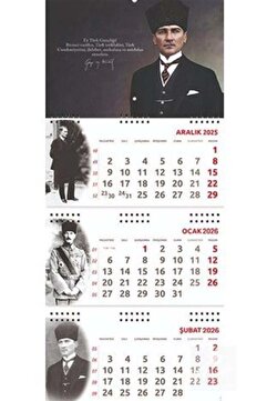 Halk Kitabevi 2026 Atatürk Gemici Duvar Takvimi - Gazi