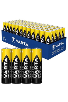 Varta Superlife Çinko AA Kalem Pil (60'lı Paket)