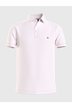 Tommy Hilfiger Erkek 1Pembe Polo Yaka T-Shirt MW0MW17771 TOG